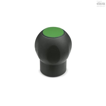 Elesa Mushroom lobe handles, EBK.43 B-M8-C-SOFT-C17 EBK-C SOFT